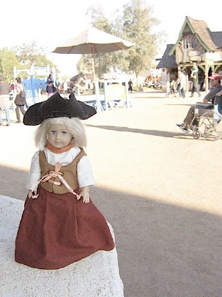 Mini Kit with Renaissance Festival in the background